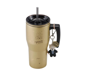 Starbucks x Harry Potter Golden Hogwarts Castle thermal mug 30oz with gold finish and black handle