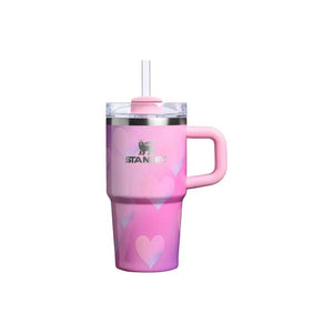 Stanley Quencher H2 0 Sweetheart Orchid Edition pink gradient reusable water bottle with thermal stainless steel and FlowState lid