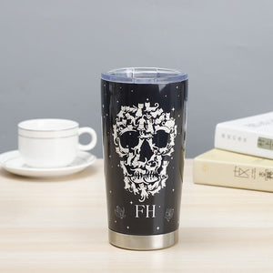 20oz cross-border ice master cup stainless steel tumbler with graphic print and double-wall insulation