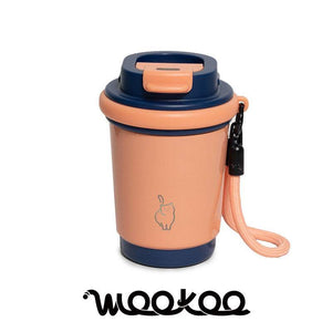 WOOKOO 320 ml reusable coffee cup in Tila Yellow
