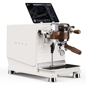 WENDOUGEE DATA S dual boiler espresso machine with touchscreen and smart IoT connectivity for professional coffee brewing