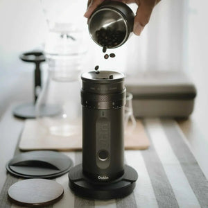 Outin Mino Nano portable espresso machine for outdoor camping, car, and home use