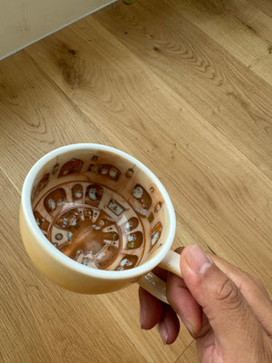 Van Gogh x Harry Potter Magical Glazed Ceramic Mug | Artistry Meets Wizardry 🧙️