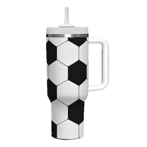 FIFA World Cup stainless steel tumbler cup 40oz with double-wall insulation and handle for hot and cold drinks Amazon cross-border