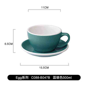 Loveramics Professional Soul ceramic coffee mug with saucer in vibrant colors for baristas