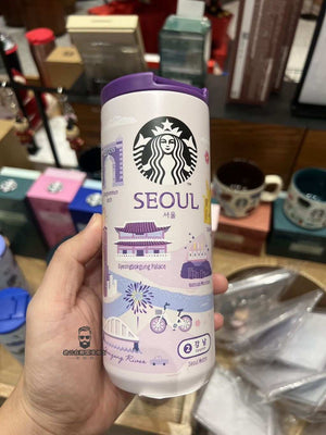 Starbucks Korea Been There Series city souvenir mugs and tumblers featuring Korean landmarks
