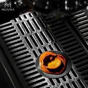 MUVNA Precision WDT Tool with ultra-fine stainless steel needles and magnetic docking station for espresso distribution