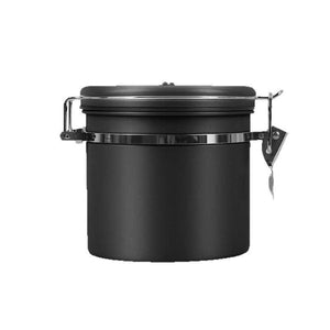 IKAPE Stainless Steel Airtight Coffee Canister with Date Tracker and Scoop