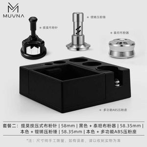 Precision Artisan Manual Coffee Grinder with stainless steel burrs and wooden handle for uniform grind and freshness