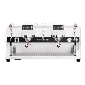 Wendougee SDRAGON-SAT professional dual-boiler espresso machine with touchscreen for high-volume coffee shops
