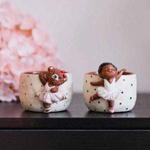 Yifang Artisan Collection whimsical 3D hand-sculpted ceramic cups with playful character designs