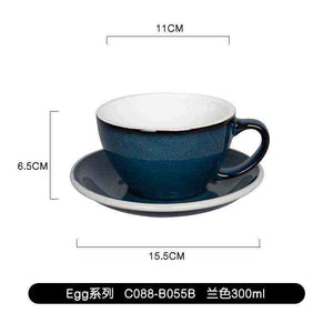 Loveramics Professional Soul Collection vibrant ceramic coffee mugs with matching saucers for baristas