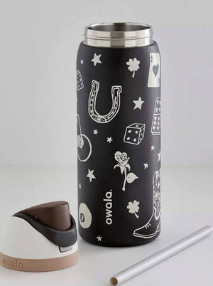Owala FreeSip insulated bottle with push-button cap, fifth product view