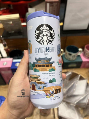 Starbucks Korea Been There Series city souvenir mugs and tumblers featuring iconic Korean landmarks