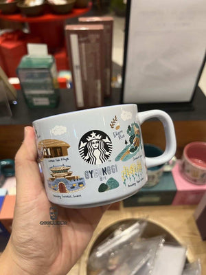 Starbucks Korea Been There Series city souvenir mugs and tumblers featuring Korean landmarks
