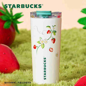 Starbucks Spring Sakura Collection limited edition tumbler with cherry blossom design and pink gradient petals