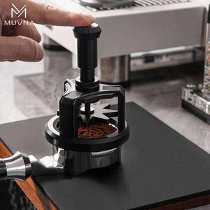 Precision Artisan Manual Coffee Grinder with stainless steel burrs and adjustable settings for perfect grind consistency