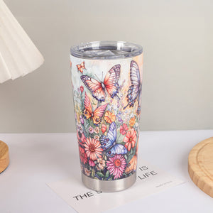 Cross-border 20oz ice master cup stainless steel tumbler with vibrant graphic print and double-wall insulation