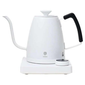 Hario Temperature Control Stainless Steel pour-over pot with digital thermostat and precision gooseneck spout