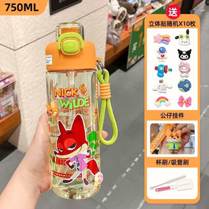 Character kids bottle, one of the eight edition options