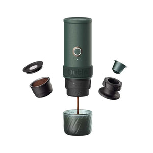 Outin Mino Nano portable espresso machine for outdoor camping, car, and home use