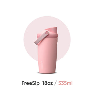 Owala kids water bottle in Rose Quartz light pink