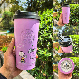 Starbucks x Peanuts Snoopy and Friends limited edition coffee mugs and drinkware collection