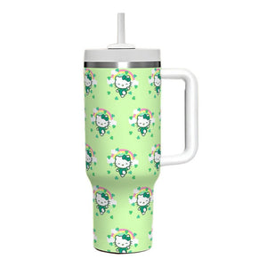 Hello Kitty insulated stainless steel tumbler with ergonomic handle for hot and cold drinks Amazon cross-border