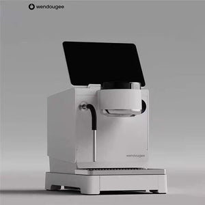 Wendougee LITA smart espresso machine with digital display and precision brewing controls in modern kitchen