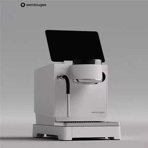 Wendougee LITA smart espresso machine with digital display and precision brewing controls in modern kitchen