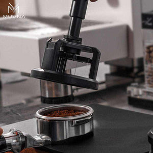 Precision Artisan Manual Coffee Grinder with stainless steel burrs and adjustable grind settings