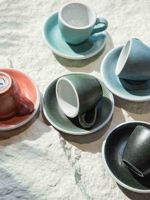 Loveramics Egg Espresso Cup and Saucer set 80ml high-fired porcelain with smooth glazed finish