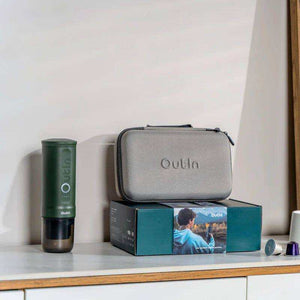 Outin Mino Nano portable espresso machine for outdoor camping, car, and home use