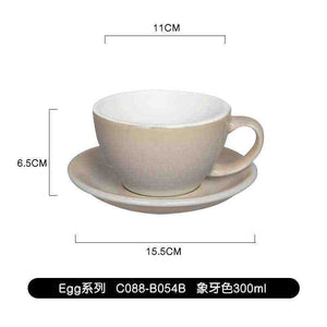 Loveramics Professional Soul Collection vibrant ceramic coffee mugs with matching saucers for baristas