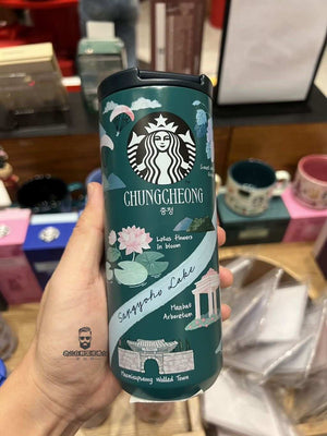 Starbucks Korea Been There Series city souvenir mugs and tumblers featuring iconic Korean landmarks