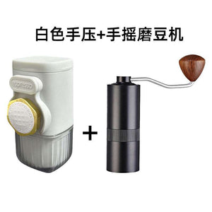 AeroPress Pro 15-bar portable espresso maker with 2-in-1 capsule and ground coffee brewing for outdoor and travel use