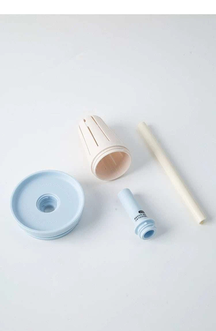 OCE insulated tea tumbler with built-in tea strainer and straw