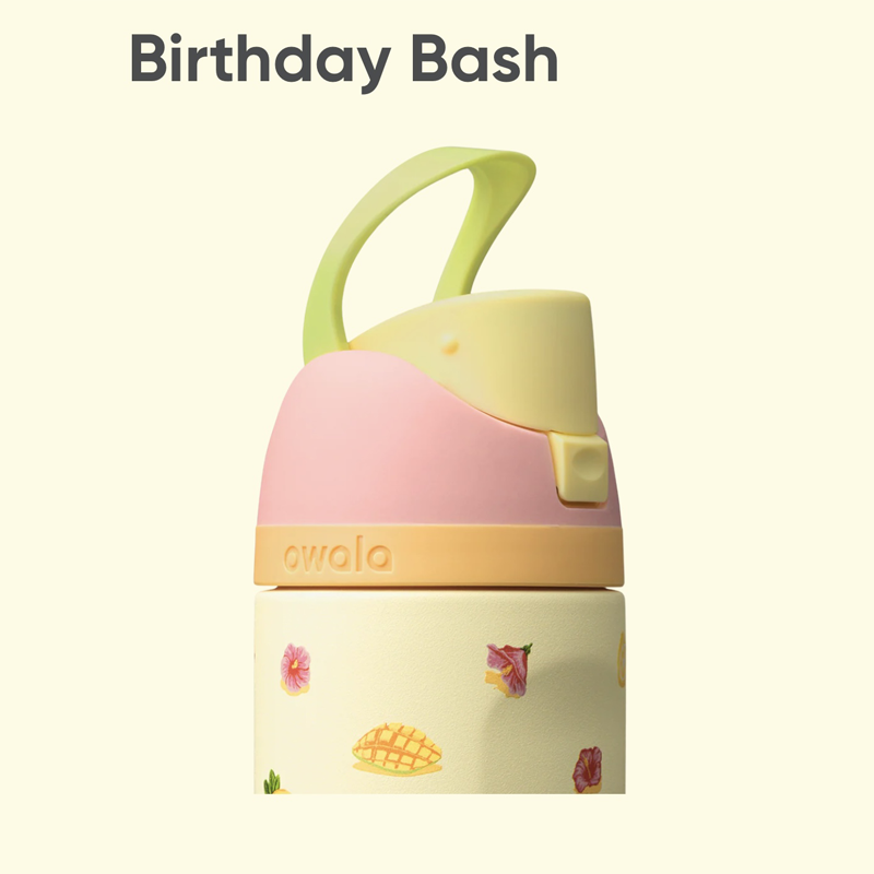 Owala's new anniversary limited tropical fruit insulated cup large capacity 24oz straw water cup FreeSip