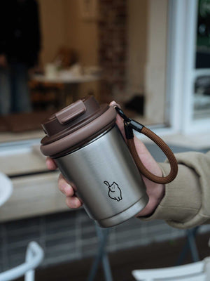 WOOKOO 320 ml takeout-size reusable coffee cup