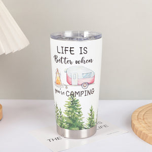 Cross-border 20oz ice master cup FH graphic print stainless steel tumbler with double-wall insulation