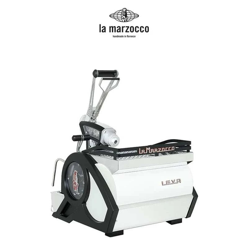 La Marzocco Leva X advanced lever espresso machine with interactive pressure display and sleek design