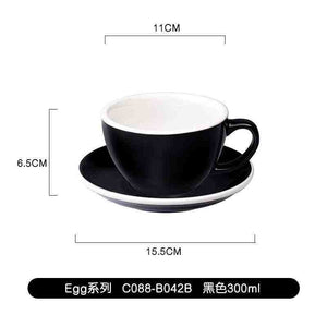 Loveramics Professional Soul Collection vibrant ceramic coffee mugs with ergonomic design and matching saucers