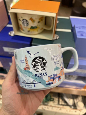 Starbucks Korea Been There Series city souvenir mugs and tumblers featuring iconic Korean landmarks