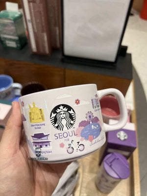 Starbucks Korea Been There Series city souvenir mugs and tumblers featuring iconic Korean landmarks