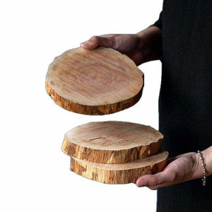 Wooden Coasters | قواعد خشب طبيعي فاخر لعزل الحرارة بأناقة عالية 🪵✨