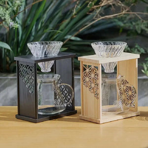 HARIO One-Cup Cafeor single-serve pour-over coffee maker with stainless steel mesh filter on mug