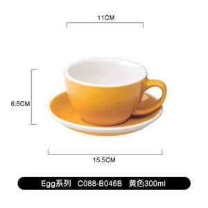 Loveramics Professional Soul Collection vibrant ceramic coffee mugs with saucers for baristas
