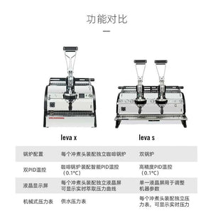 La Marzocco Leva X premium lever espresso machine with digital pressure profiling and sleek design