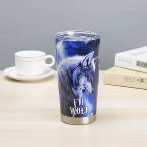 Cross-border 20oz ice master cup stainless steel tumbler with vibrant graphic print and double-wall insulation