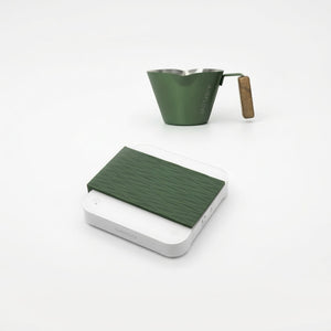 Specifications photo of the AIRFLOW Mini scale and espresso cup